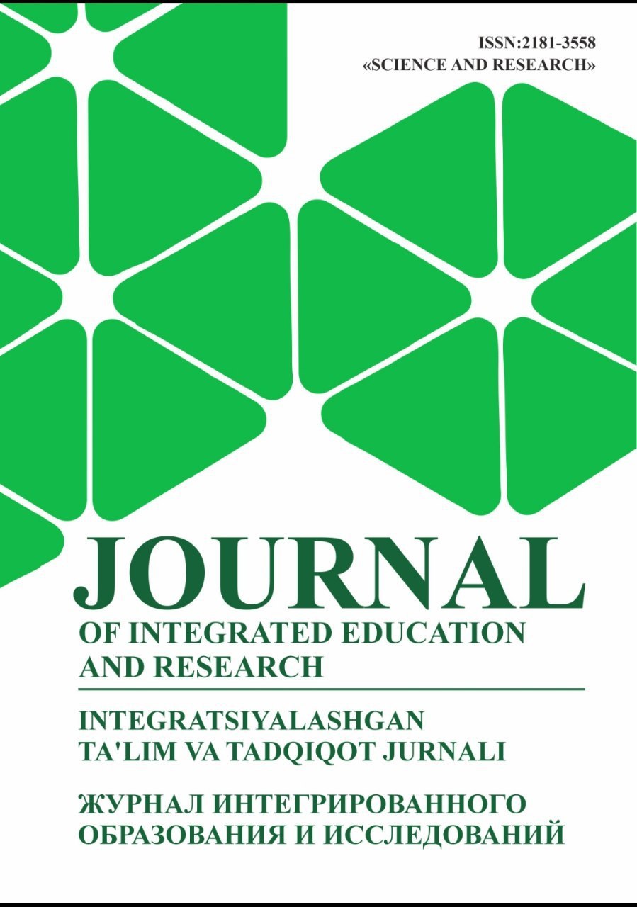 					View Vol. 1 No. 4 (2022): Journal of Integrated Education and Research
				